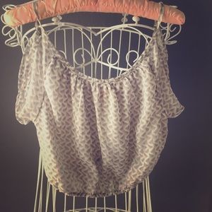 PRICE DROP!! Cute Sheer Hollister Crop Top NWOT